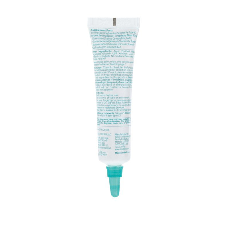 Baby Teething Gel Pack for Day & Night Relief - Natural Ingredients