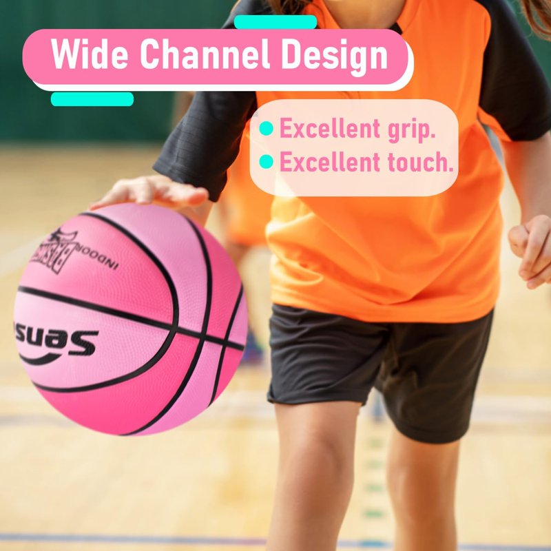 Kids 27.5 Inch Size 5 Basketball for Children & Juniors - Indoor Outdoor Play