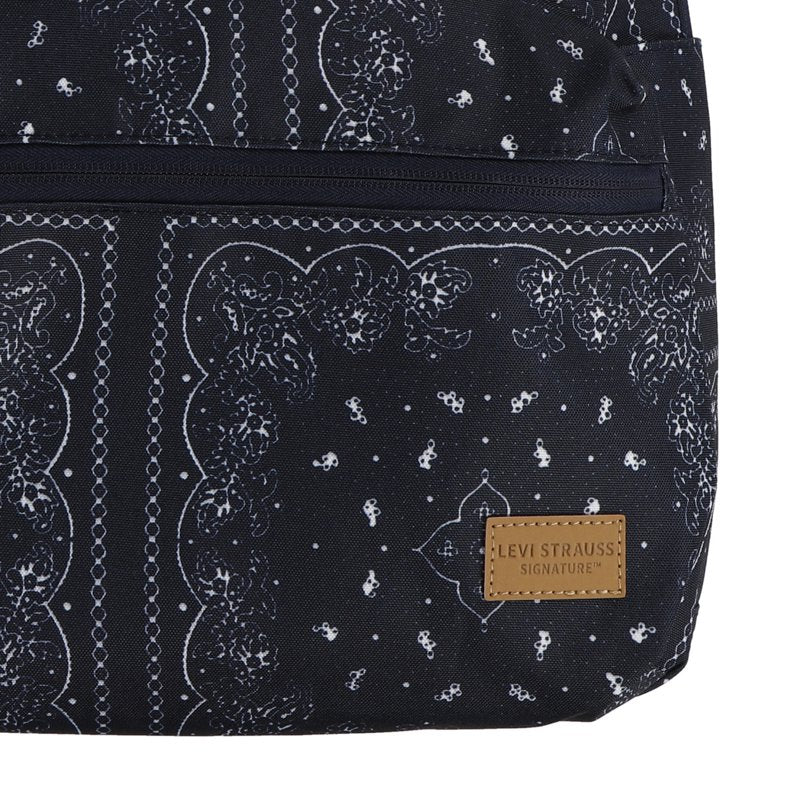 Women's 17-Inch Bandana Print Dome Backpack - Durable & Stylish