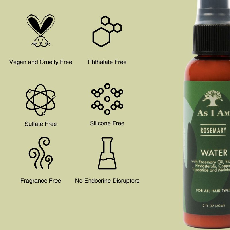 Rosemary Hair Tonic - Stimulates Scalp & Encourages Growth - 2 Fl Oz