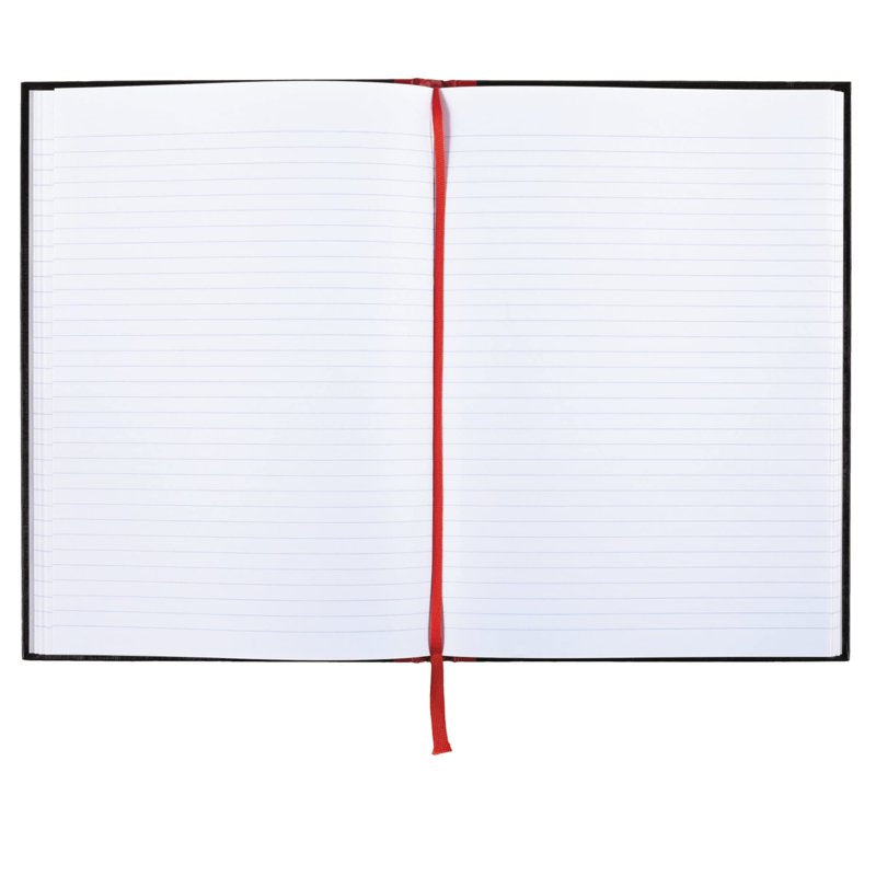 Black n' Red Hardcover Notebook - 11.75 x 8.25 Inches, 192 Pages