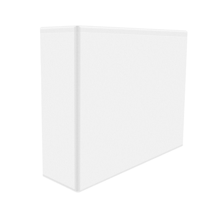 3-Ring Binder Set - 4 Durable View Office & School Organizers, White