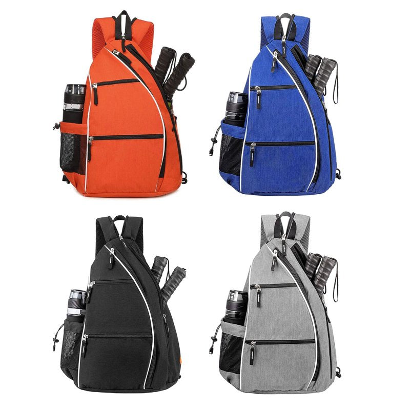 Blue Pickleball Backpack Bag for Paddle Tennis Gear - Sling Bag