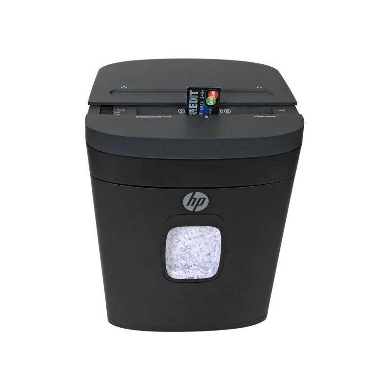 Micro Cut Paper Shredder 14 Sheets with 5 Gallon Waste Bin - Office & Security