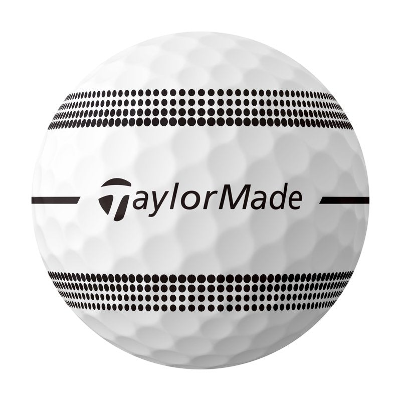 TaylorMade TP5 Stripe Golf Balls 12pk - White Stripe, 2024