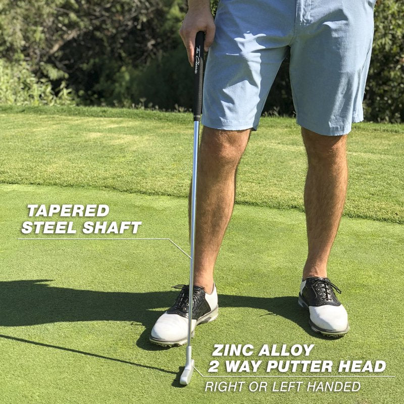 Golf Putter 35 Inch Classic Two-Way Head Premium Grip for Left & Right Handed Players