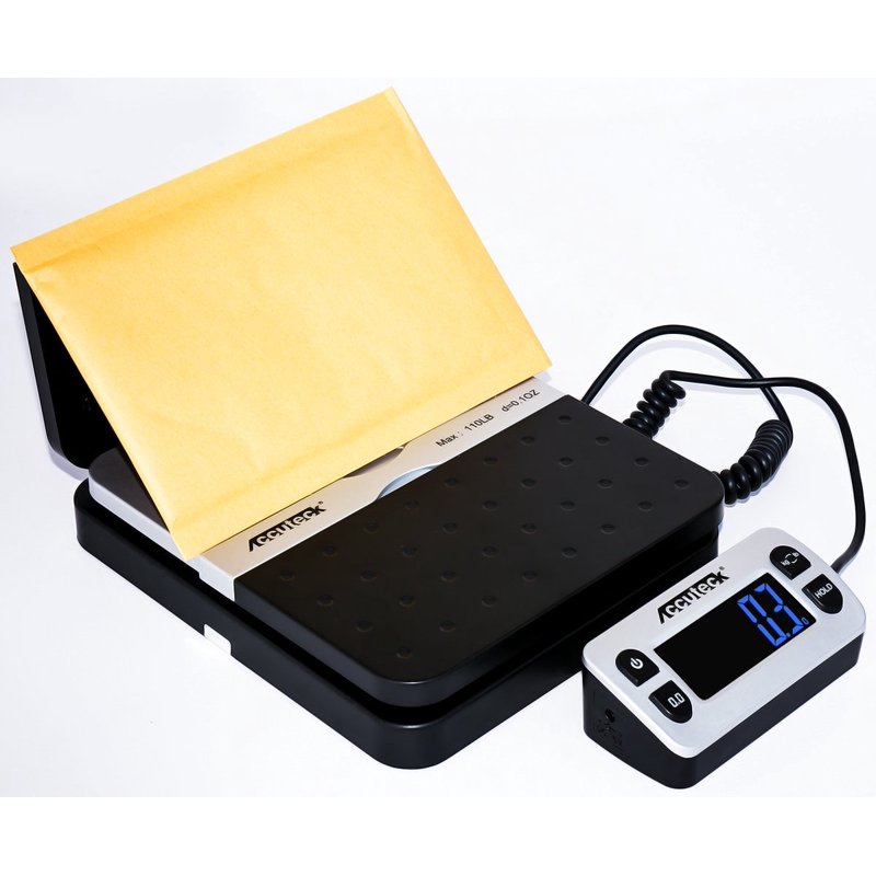 Digital Postal Shipping Scale 110lb/0.1oz Backlit LCD Tare Hold