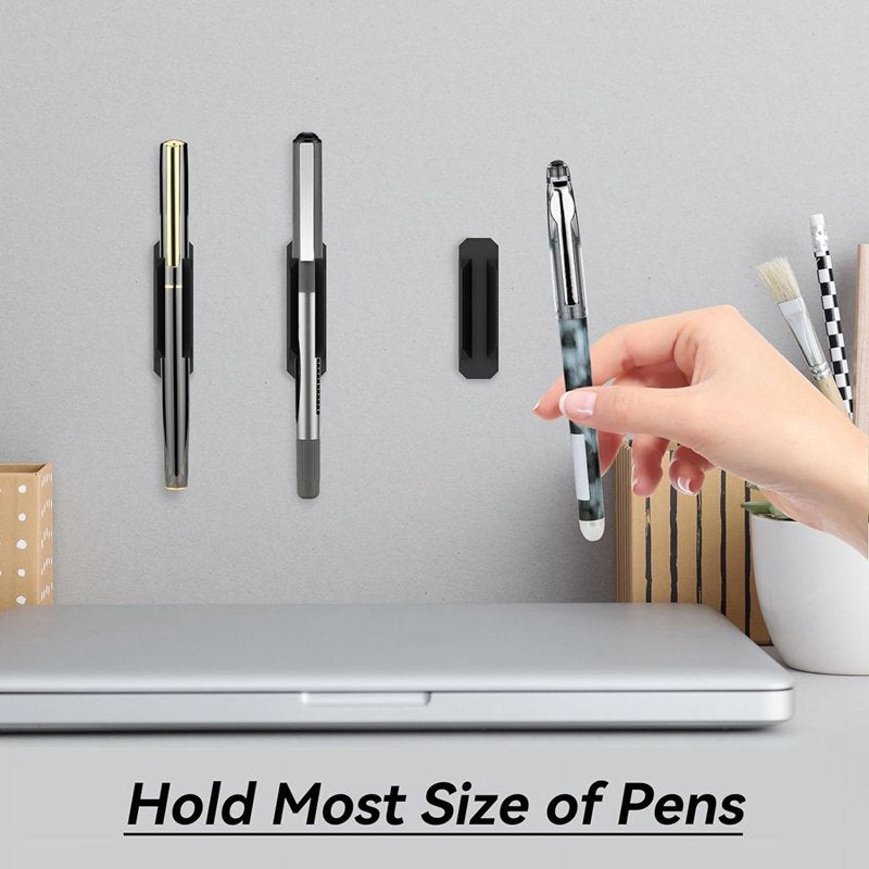 16 Pack Self-Adhesive Silicone Pen Holders Clipboard Pen Clips Office Organization