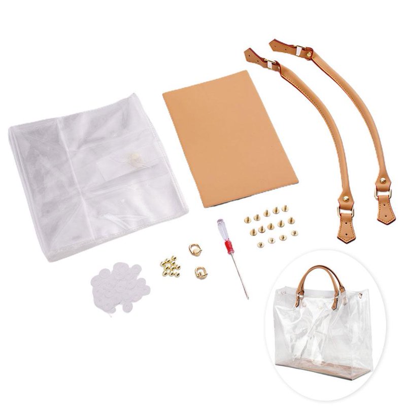 DIY Transparent Tote Bag Kit for Handmade Gift Bags and Craft Projects