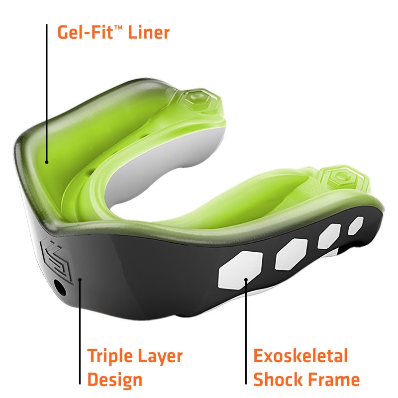 Sports Mouthguard with Triple Layer Protection and Breathable Channels