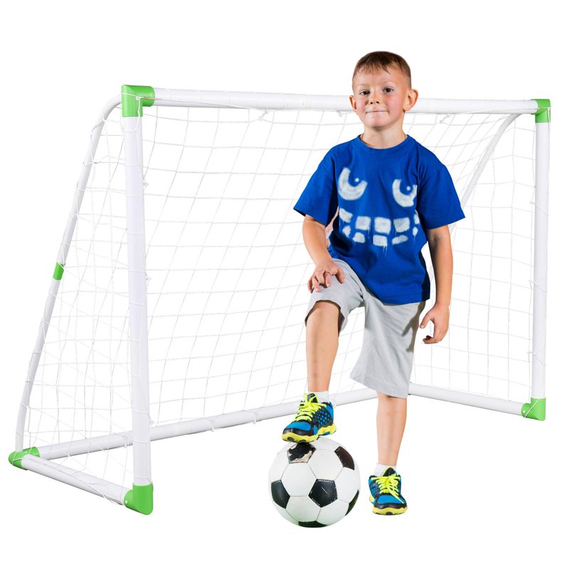 6' x 4' Soccer Goal Training Set with Net and Ground Nails