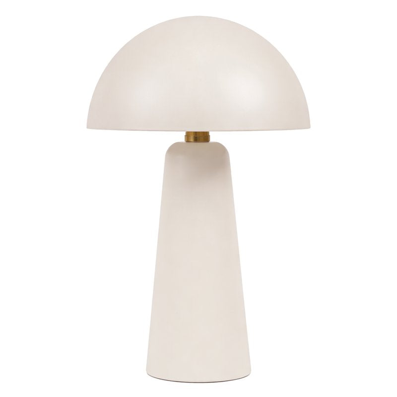 Rechargeable LED Table Lamp with Dimmable Touch Control - 9.5 Inch Modern Dome Light