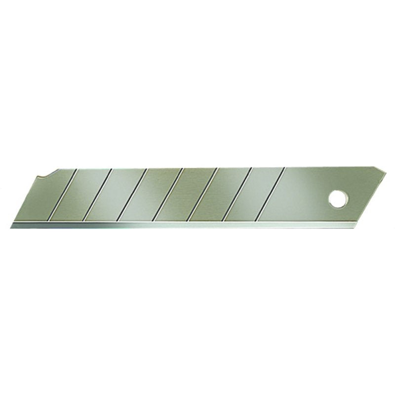 18mm Carbon Steel Snap Off Blades Pack of 10 - Heavy Duty Utility Blades