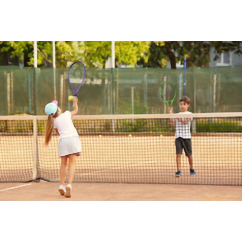 Junior Tennis Racket 23 Inch Green Kids Beginner Sports Equipment