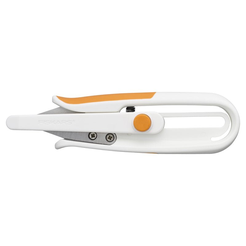 (2 Pack) Fiskars 5" Thread Snips - Ambidextrous Stainless Steel Craft Scissors