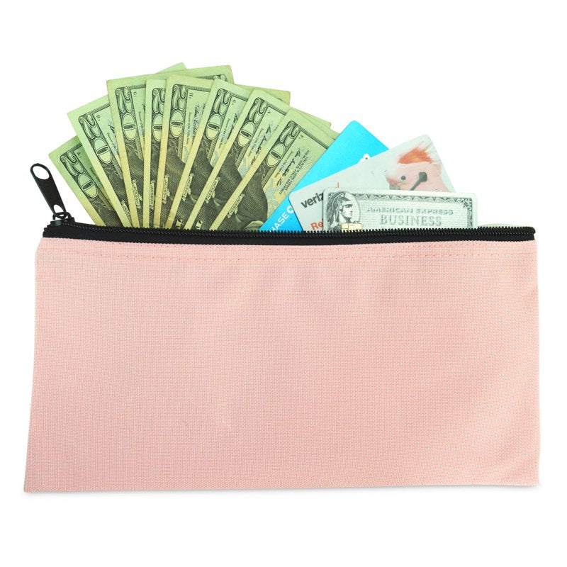 Multi-Color Money Pouch Sets for Cash, Checks & Keys - 2 Pack