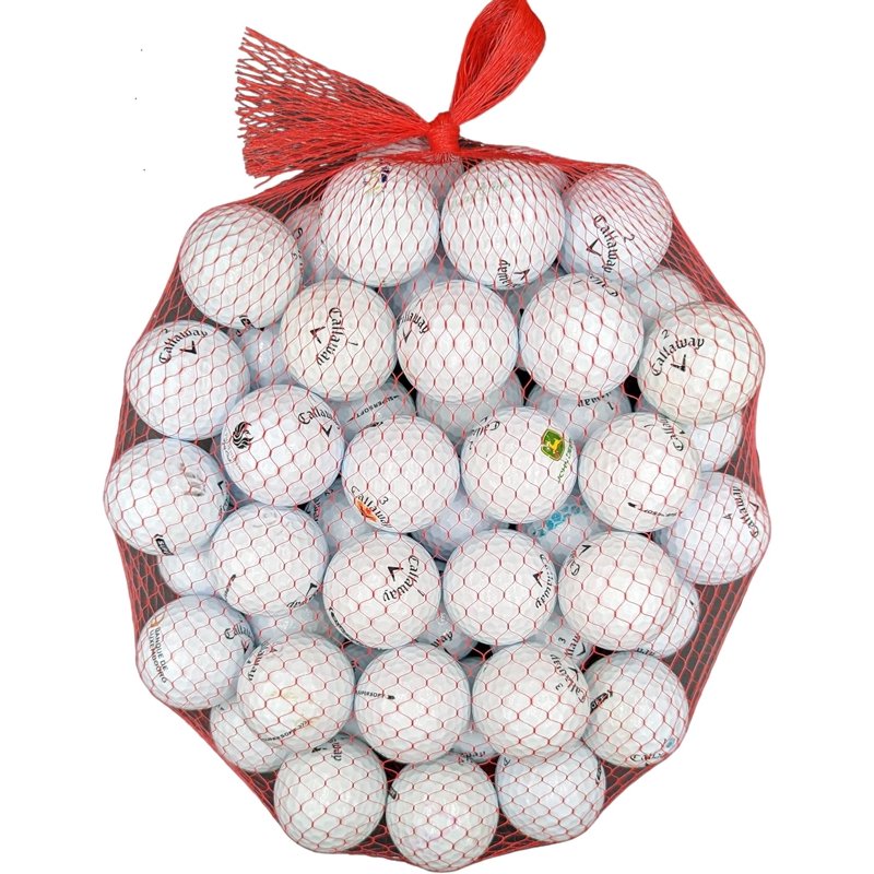 Golf Ball Planet Callaway Supersoft Recycled Golf Balls 50 Pack 4A/Near Mint - White