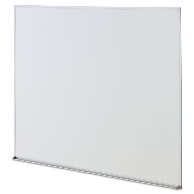 White Melamine Dry Erase Board with Aluminum Frame 48x36 Inches