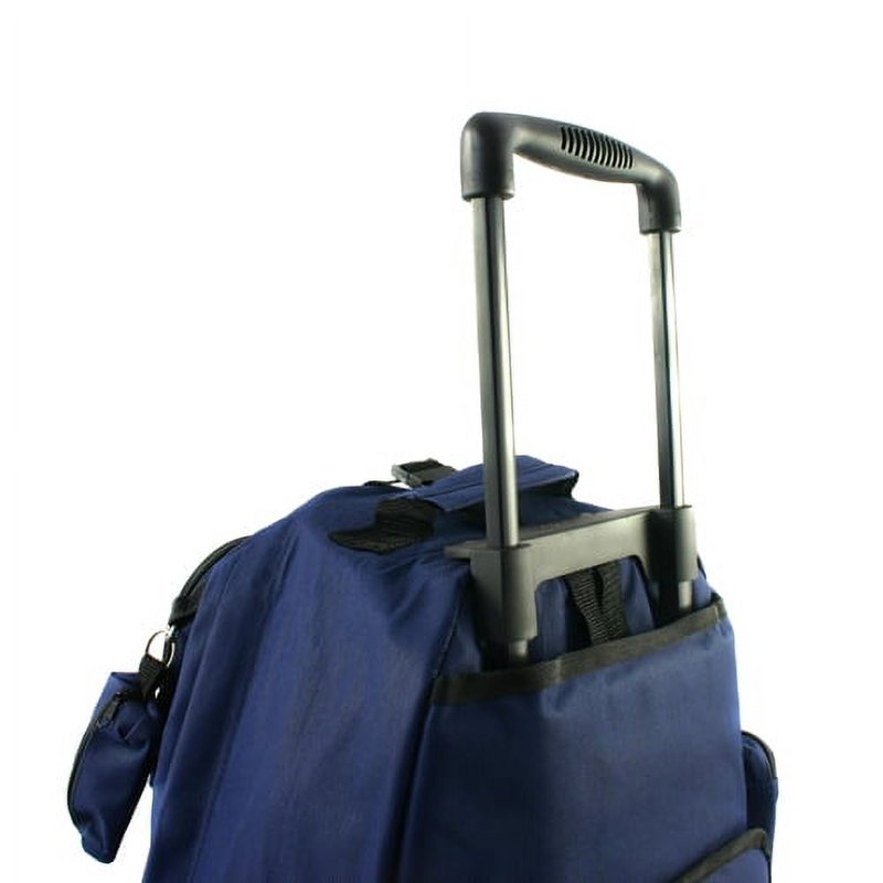 Roll-Away Deluxe Rolling Backpack with Wheels and Convertible Back Panel