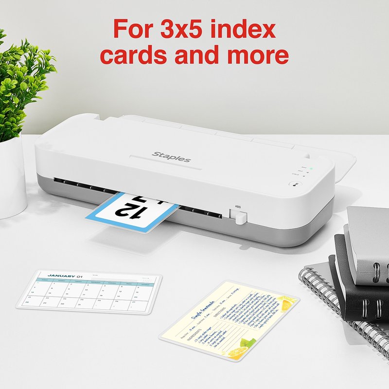 Thermal Laminating Pouches for Index Cards 5 Mil Clear Pack of 25