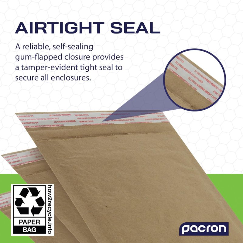 Recyclable Honeycomb Padded Mailers 6x10 Inch Bulk Shipping Envelopes