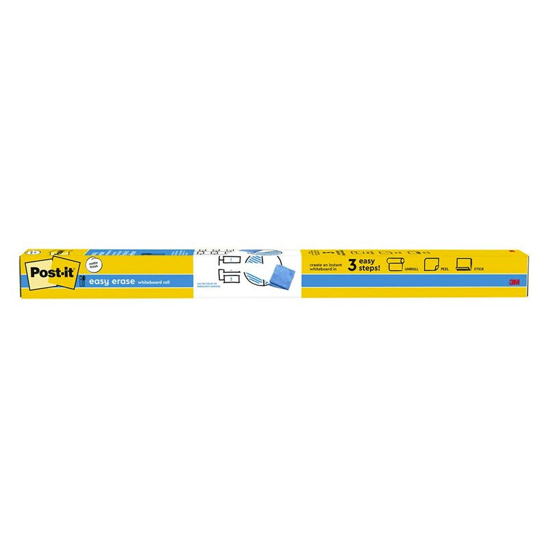 Whiteboard Surface Roll with Permanent Marker Compatibility - 4x3 ft, Pack of 6