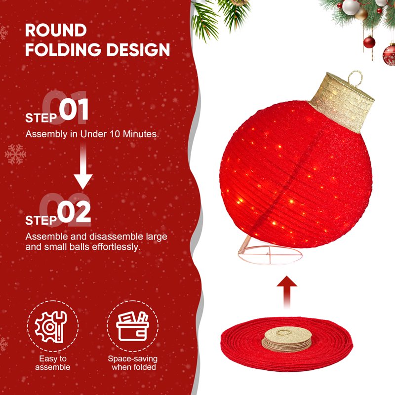Christmas Lantern String Lights 350 LED Indoor Outdoor Decor Set
