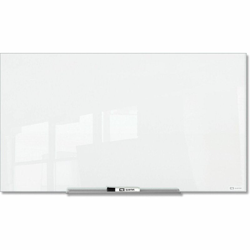 Magnetic Glass Dry-Erase Board 72x48 White Surface Frameless