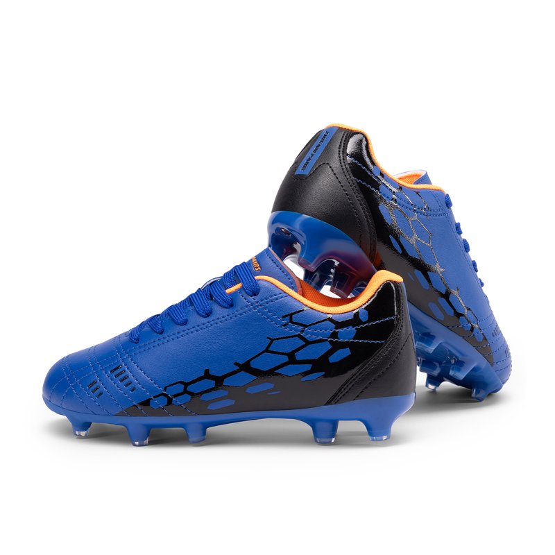 Dream Pairs Kids Soccer Cleats Shoes Royal Blue/Black - Youth Football Boots