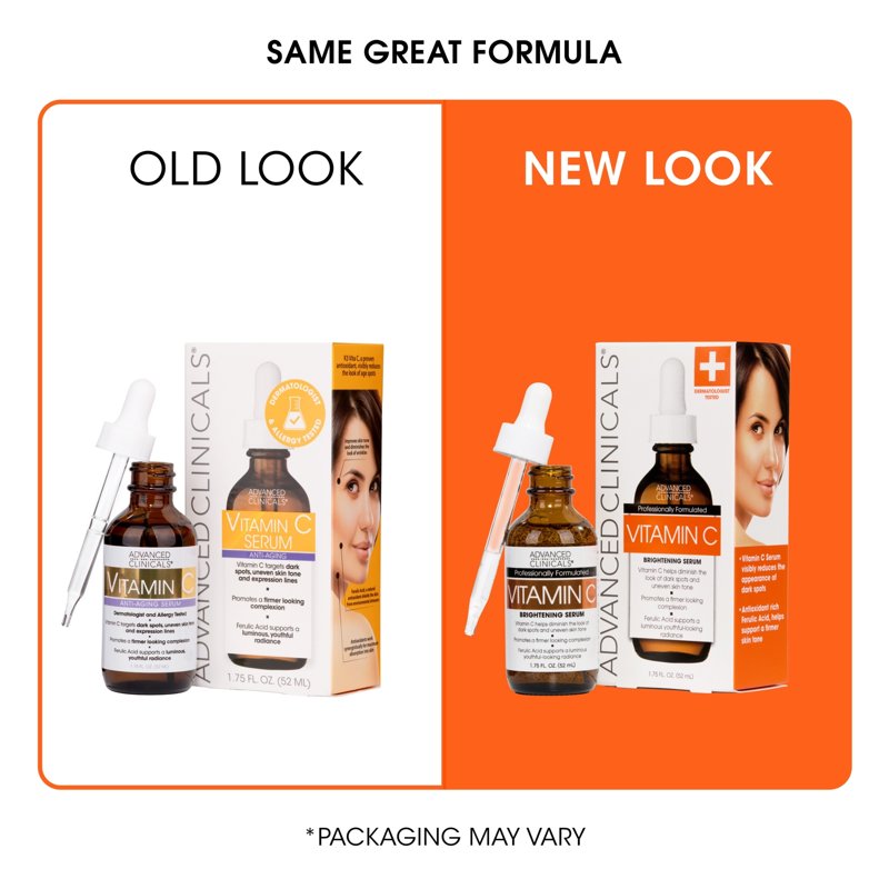 Vitamin C Face Serum - Anti-Aging Hydrating Serum for Brightening and Firming