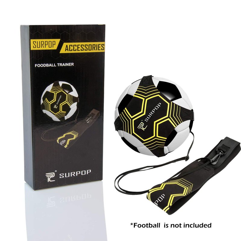 Soccer, Volleyball, Rugby Solo Training Belt Kit for Skills & Control