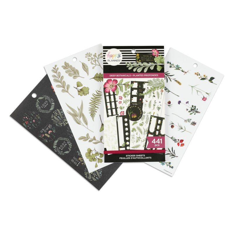 Planner & Appointment Book with 441 Stickers - 9 x 4.75 Inches Assorted Colors