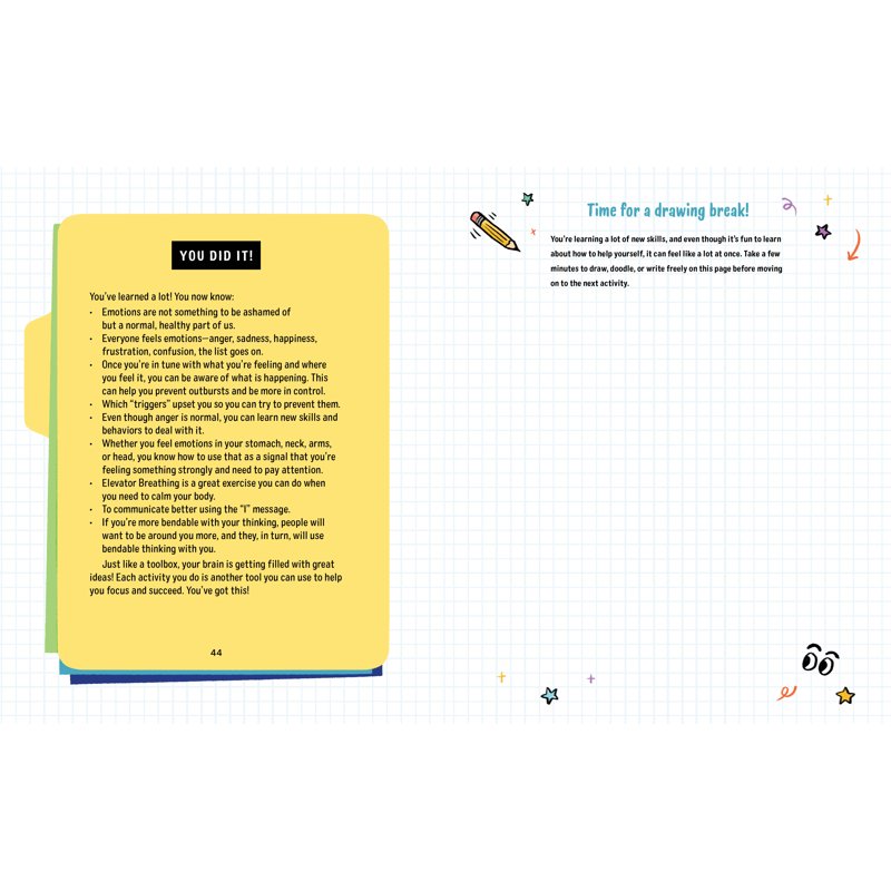 Kids ADHD Workbook for Self-Regulation and Focus - Fun Activities for Ages 7-12
