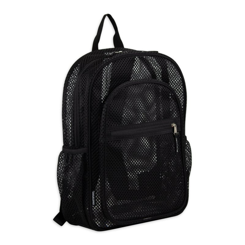 Mesh Backpack with Padded Straps and Large Storage for School & Sports