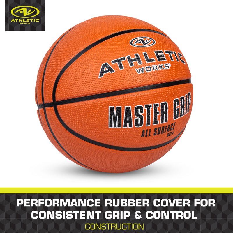 Youth Size 5 Basketball for Ages 8 and Under - Indoor & Outdoor Durable Sports Ball