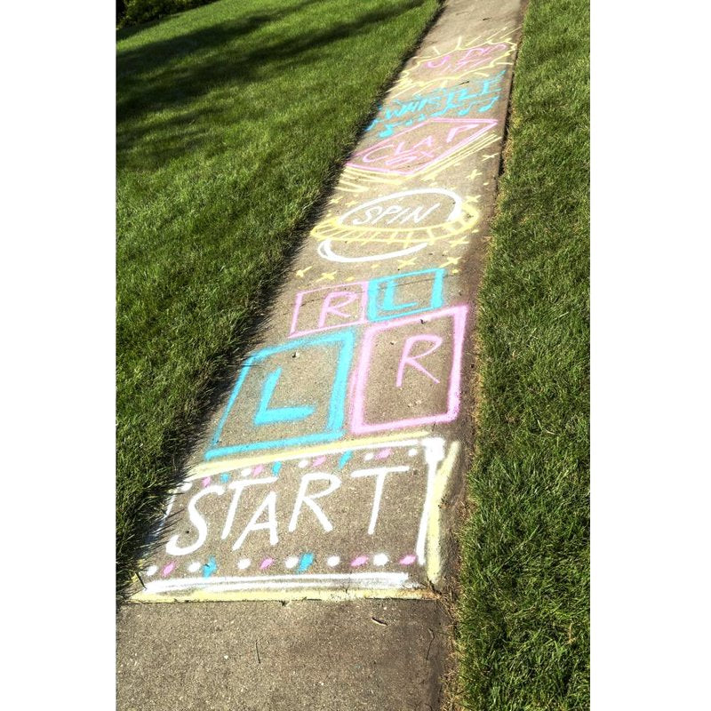 5 Pack Washable Sidewalk Chalk Spray for Outdoor Art - Vibrant Colors