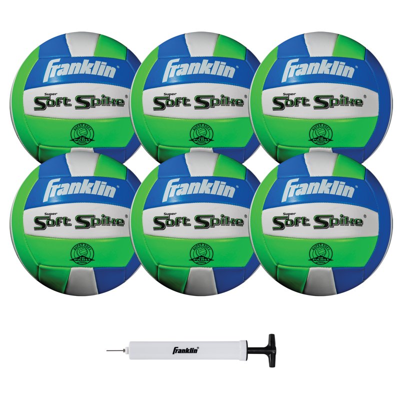 Official Size Soft Spike Volleyball for Indoor & Outdoor Play - Durable & Cushioned