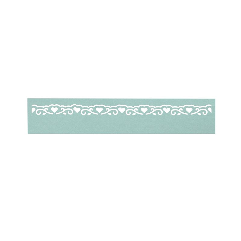 Heart Flourish Border Punch for Paper Crafts and Scrapbooking