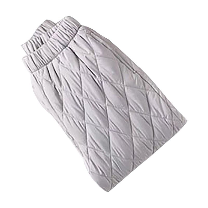 Women’s Quilted Snow Pants - Lightweight Waterproof Ski Trousers with Pockets