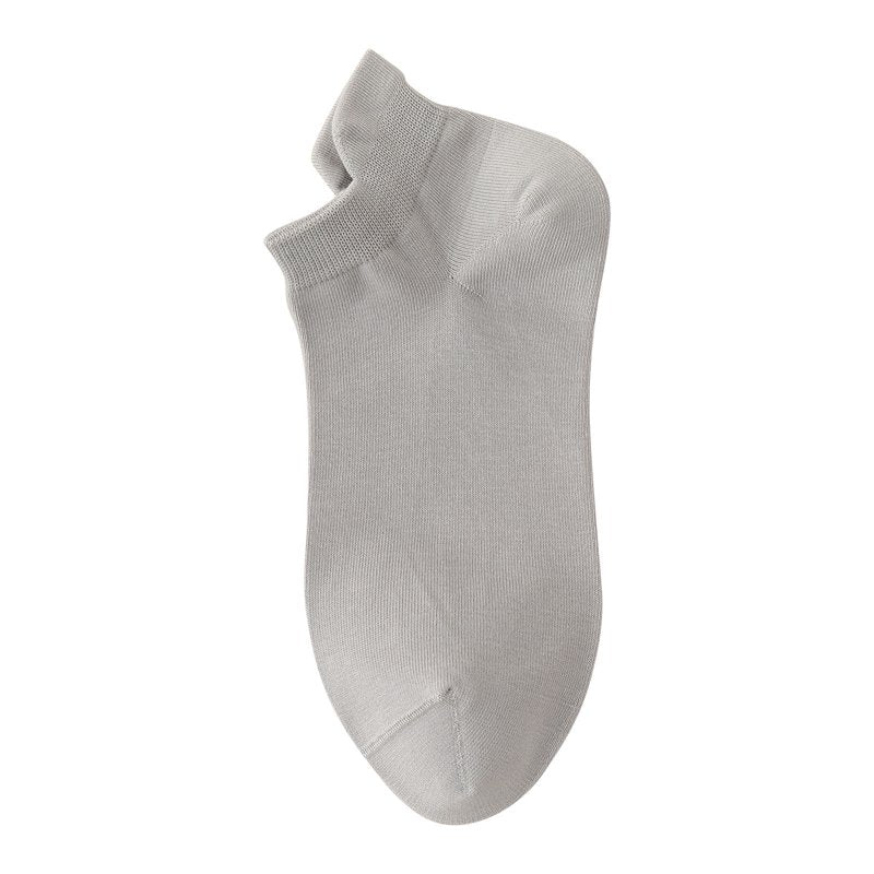 IYTR Mens Socks Mesh Ventilation Footies 6 Pairs Gray - Non Slip Lightweight