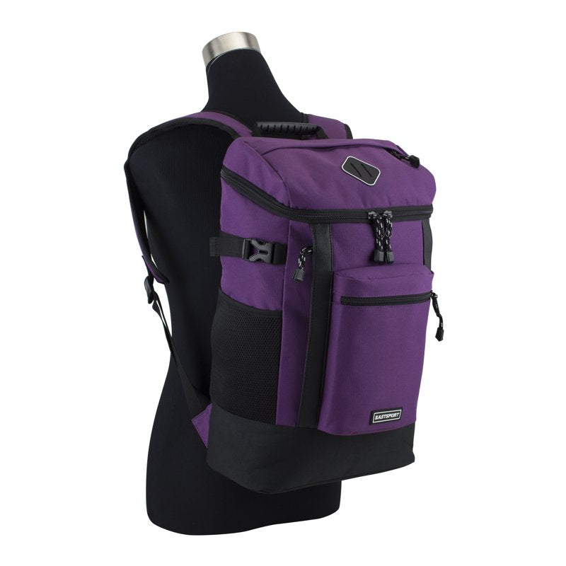 Unisex Laptop Backpack with Multiple Compartments and Water Bottle Holders
