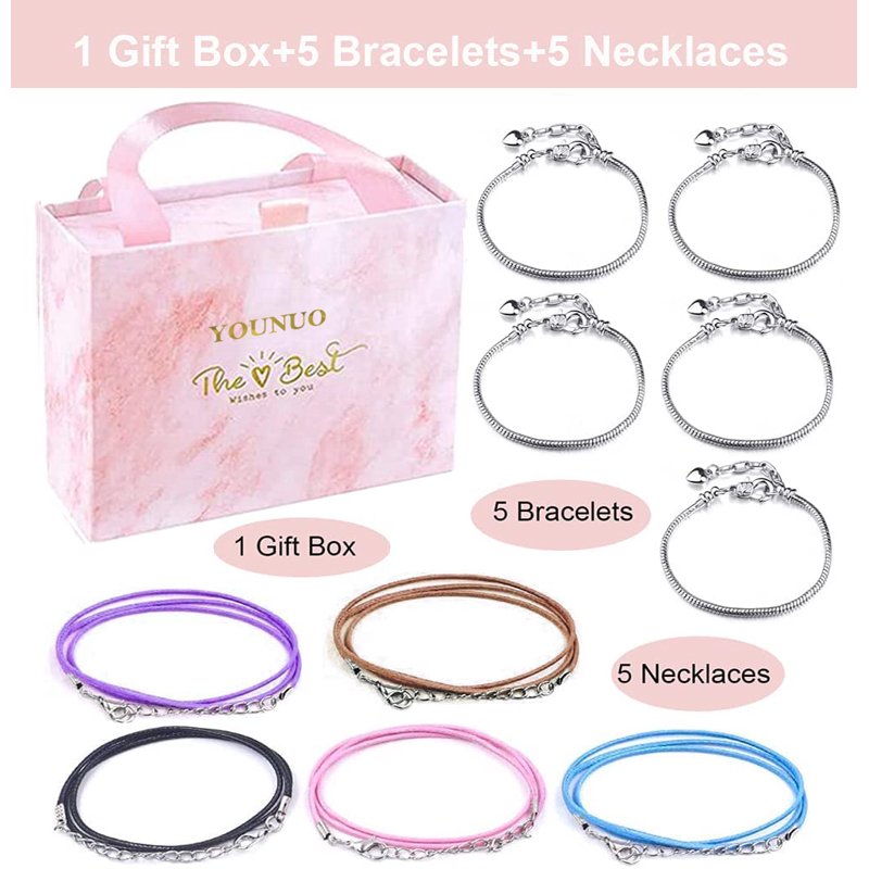 DIY Jewelry Making Kit with Charms Beads & Beads for Girls Kids