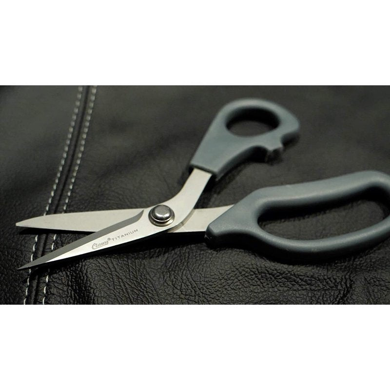 7-Inch Bent Titanium Shears for Gardening - Heavy Duty & Rust-Resistant