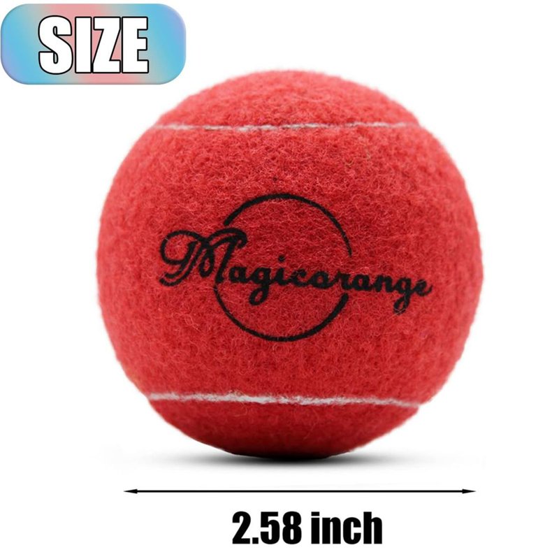Multicolor Tennis Balls 30 Pack - Durable Practice & Training Balls for Dogs and Sports