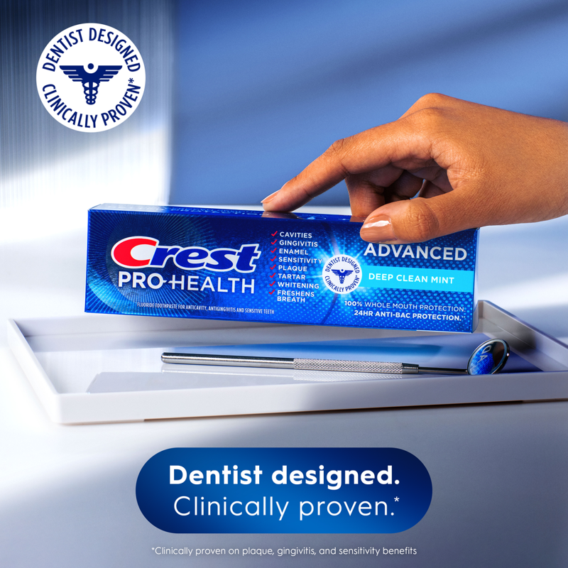 Crest Pro-Health Advanced Deep Clean Mint Fluoride Toothpaste 5.1 oz - Multipack