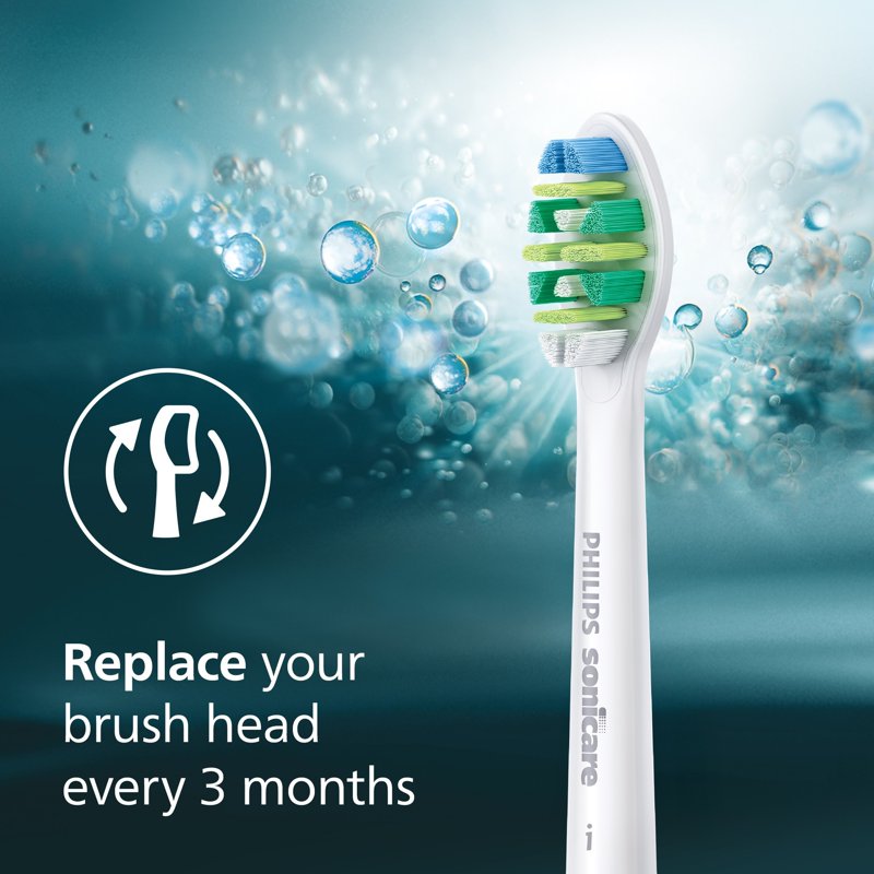 Electric Toothbrush Replacement Heads for Sonicare - Intercare 6 Pack