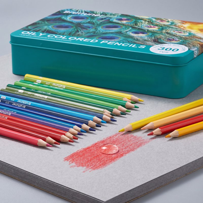 300 Colored Pencils Set Oil-Based Art Drawing Pencils for Sketching & Blending