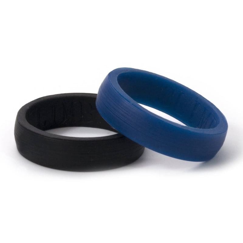 Silicone Rings for Sports & Workout - Hypoallergenic, Flexible, 2-Pack