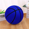 Silent Foam Basketball 7 Inch No Noise Indoor Dribbling Training Ball for Skill Development — Blue