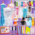 Kids Fashion Designer Craft Kit with Mannequins Sewing Supplies & Accessories